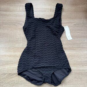 NWT Free People Seea Tofino One-Piece Surf Suit Black Medium